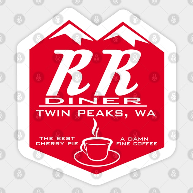 RR diner Sticker by carloj1956